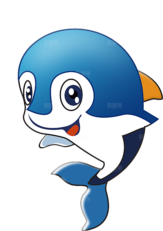海豚元素素材免抠