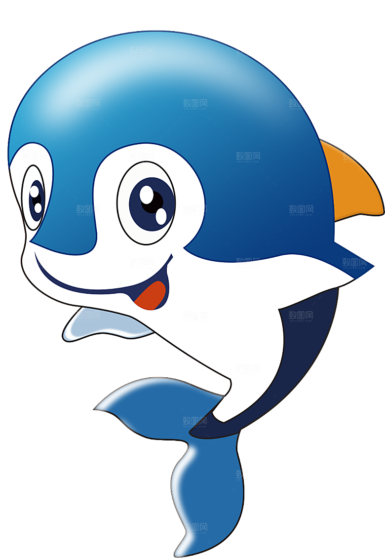 海豚元素素材免抠