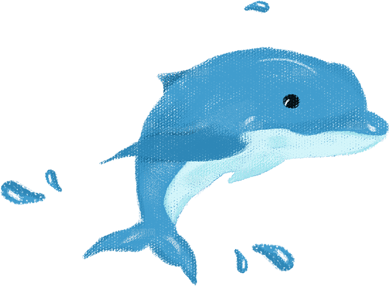 海豚元素素材免抠