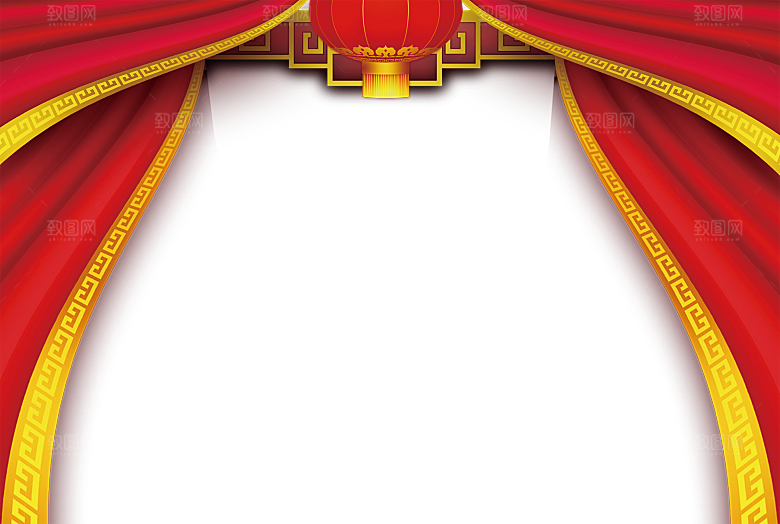窗帘舞台帷幕设计素材