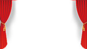 窗帘舞台帷幕设计素材免抠