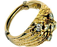 珠宝首饰黄金戒指免抠