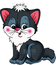 卡通小猫咪设计素材