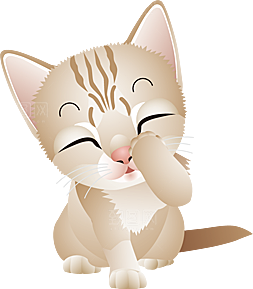 卡通小猫咪设计素材免抠