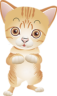 卡通小猫咪设计素材