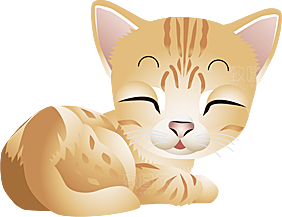 卡通小猫咪设计素材