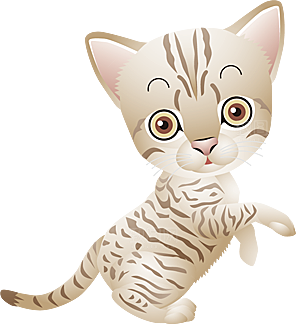 卡通小猫咪设计素材