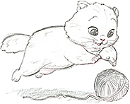 卡通小猫咪设计素材免抠