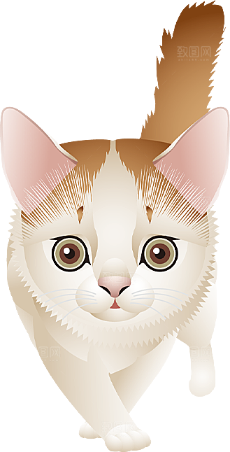 卡通小猫咪设计素材免抠