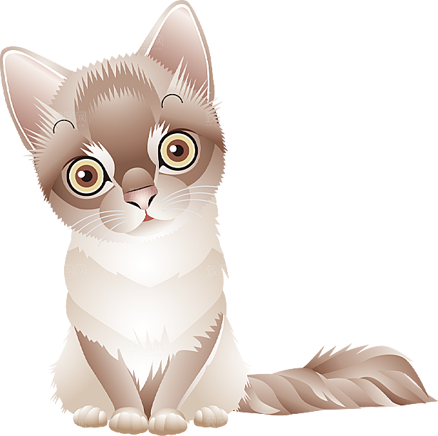 卡通小猫咪设计素材免抠