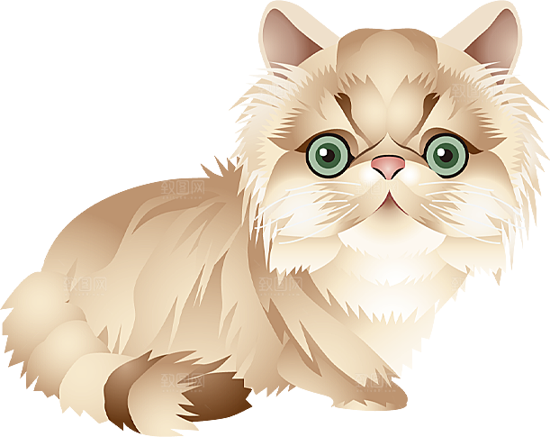 卡通小猫咪设计素材
