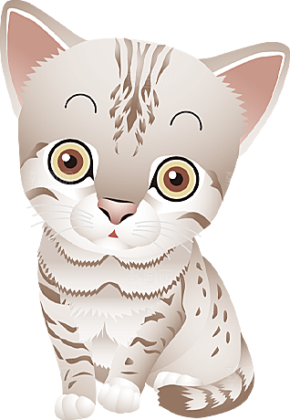 卡通小猫咪设计素材免抠