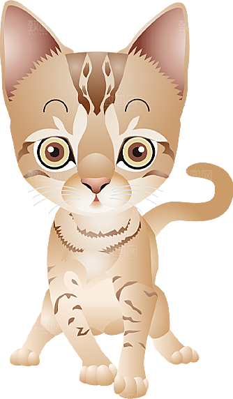 卡通小猫咪设计素材免抠