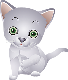 卡通小猫咪设计素材
