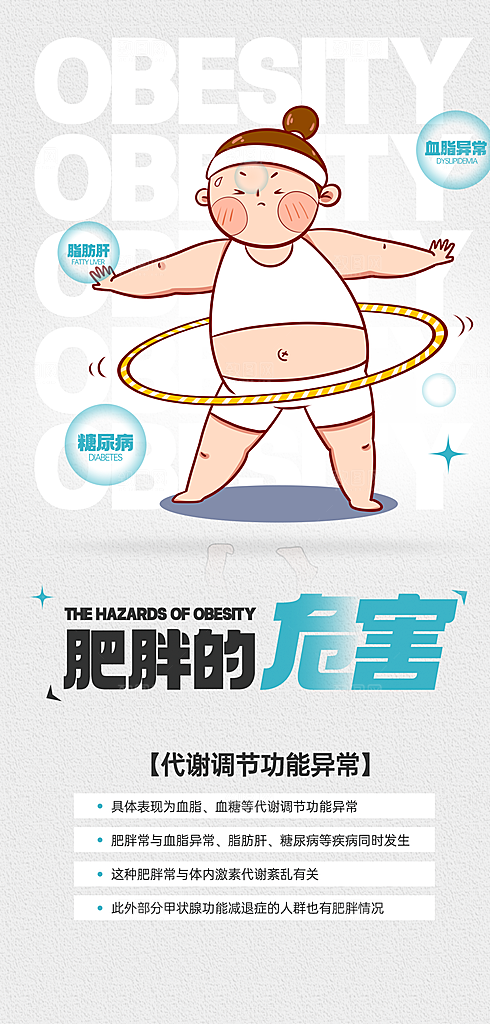 减肥减脂塑形手机海报