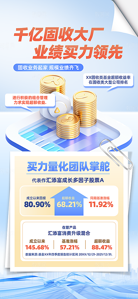 金融理财投资手机海报