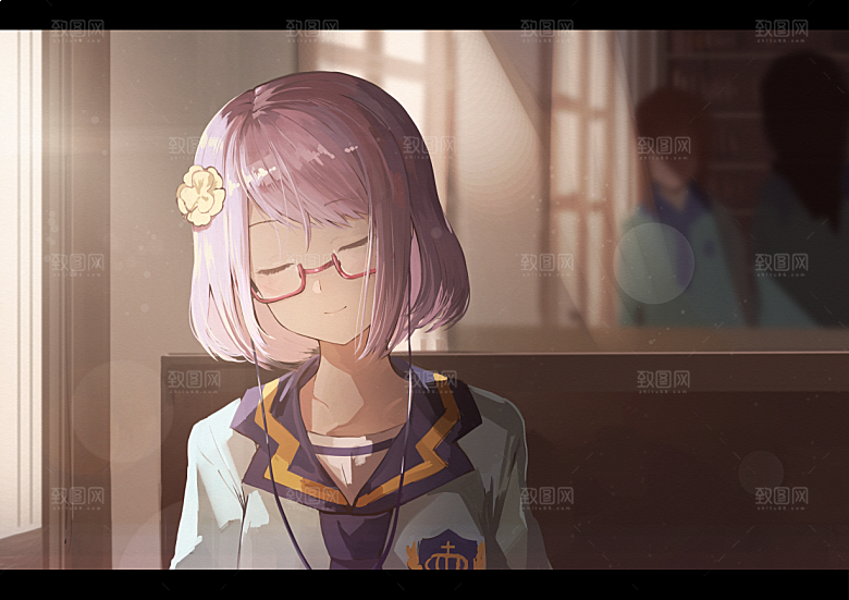 创意人物插画动漫壁纸