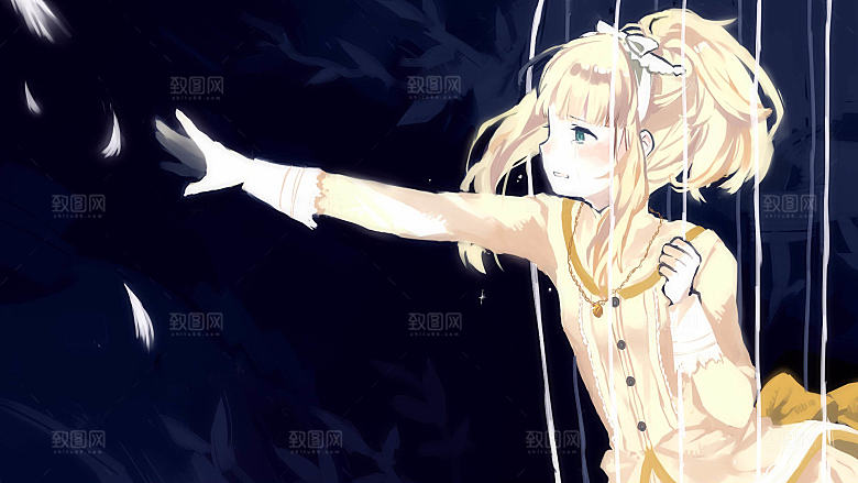 创意人物插画动漫壁纸
