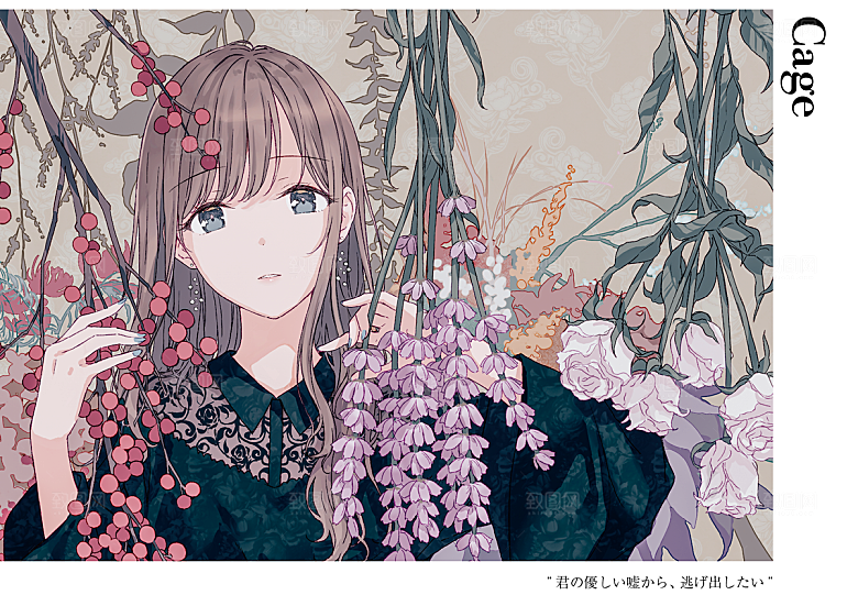 手绘动漫插画壁纸人物插画