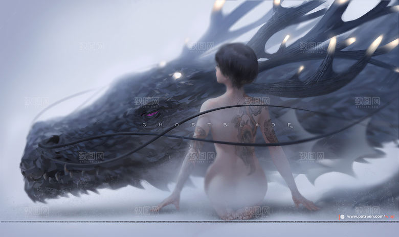 卡通数字艺术人物插画壁纸