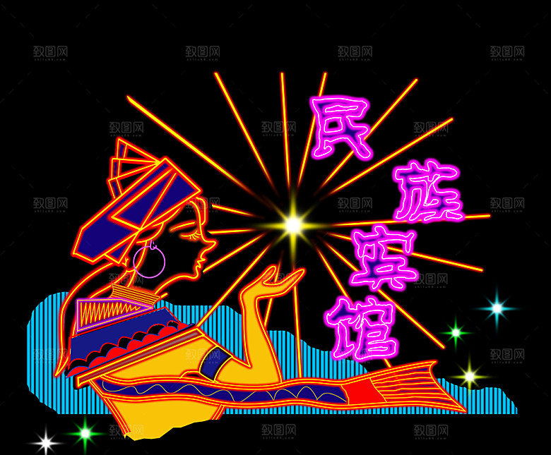 创意灯光秀设计效果