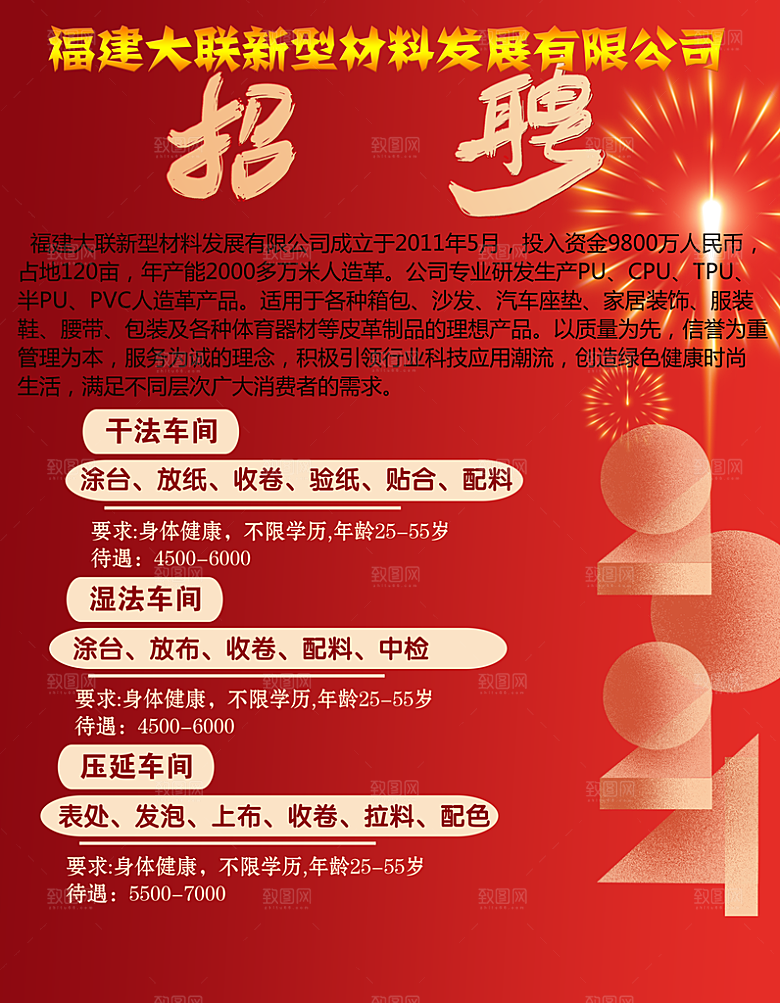 招聘创意宣传海报