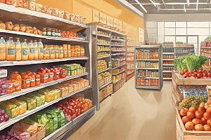 一个人的超市时光图片