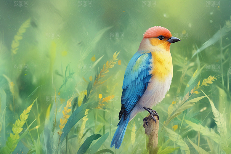 春暖花开鸟语花香图片