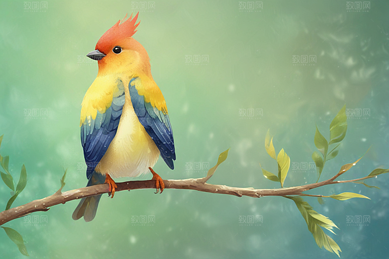 春暖花开鸟语花香图片
