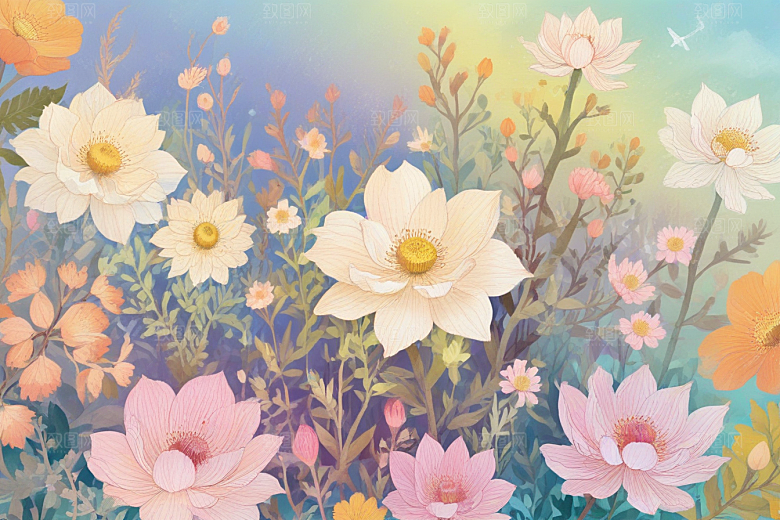 梦幻森林小女孩图片