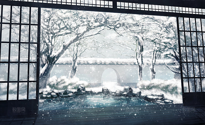 创意漫画风景数字艺术