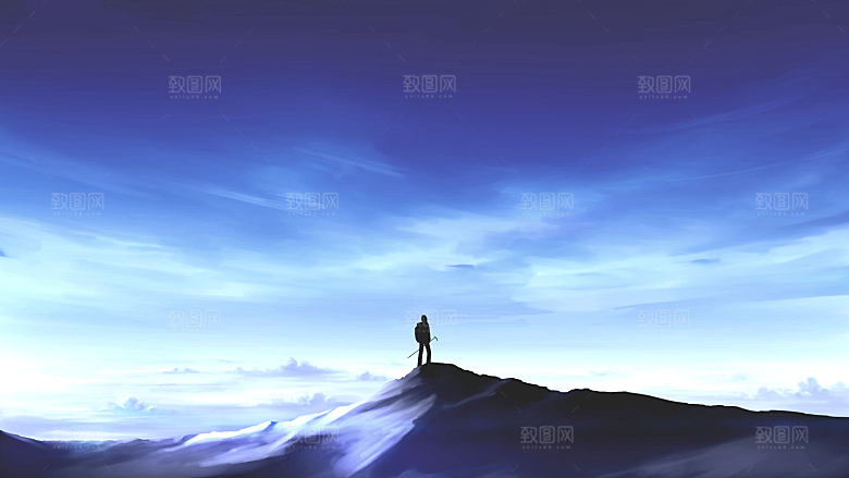 创意漫画风景数字艺术