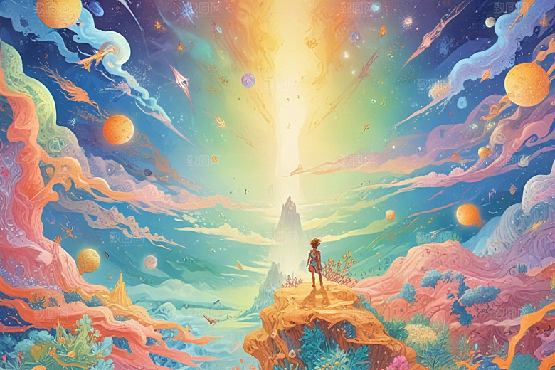 梦幻峡谷风情画图片