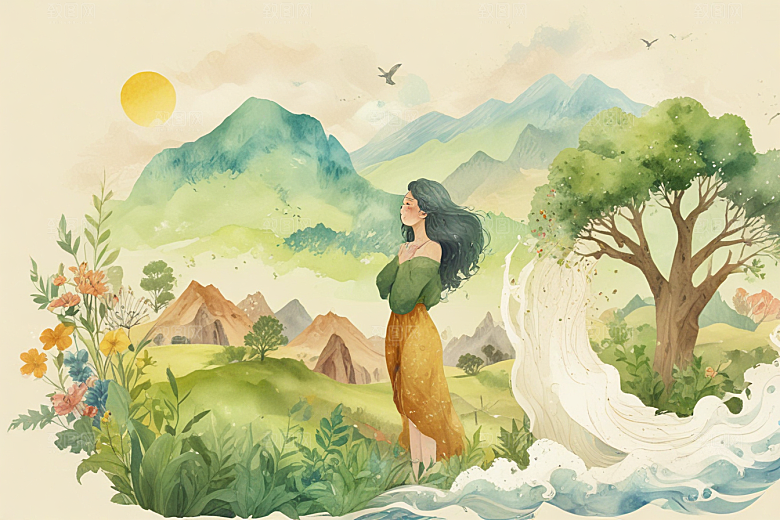 地球守护女神图片
