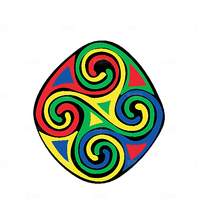矢量日式花纹底纹素材