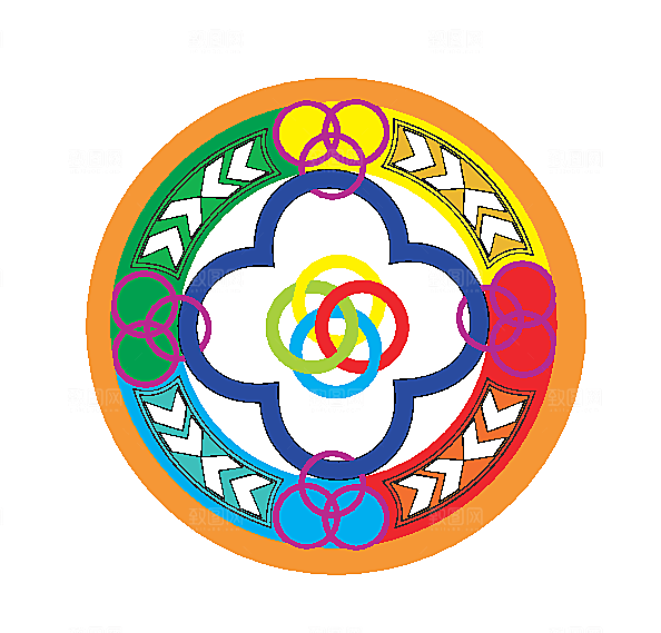 矢量日式花纹底纹素材