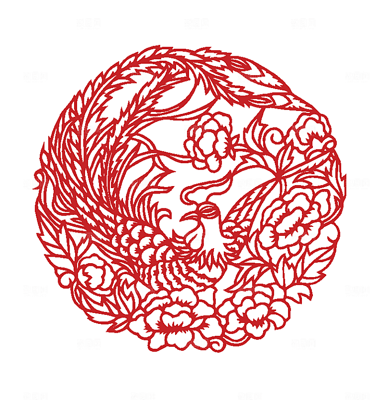 中国风剪纸创意素材