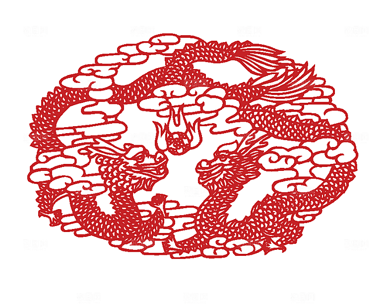 中国风剪纸创意素材