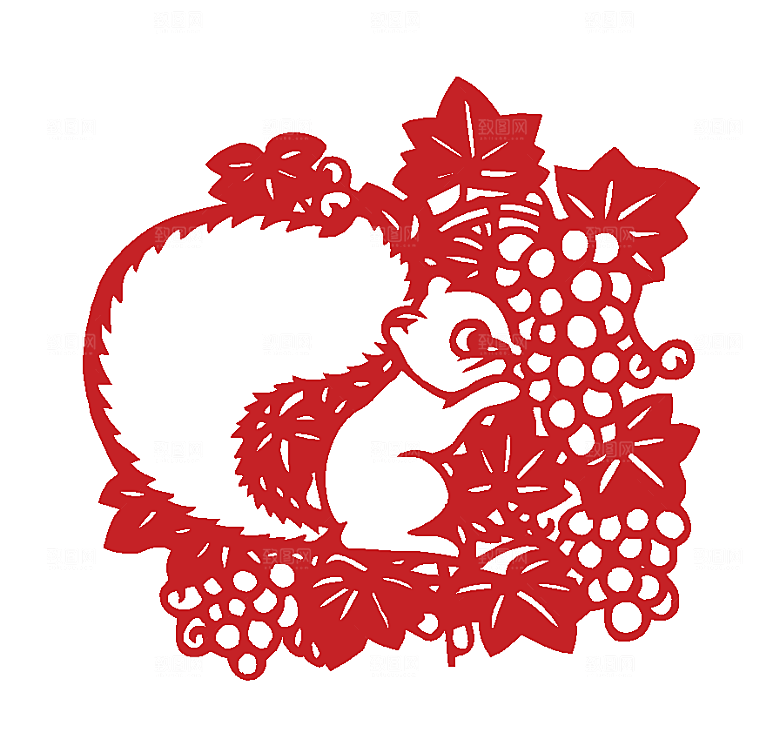 中国风剪纸创意素材