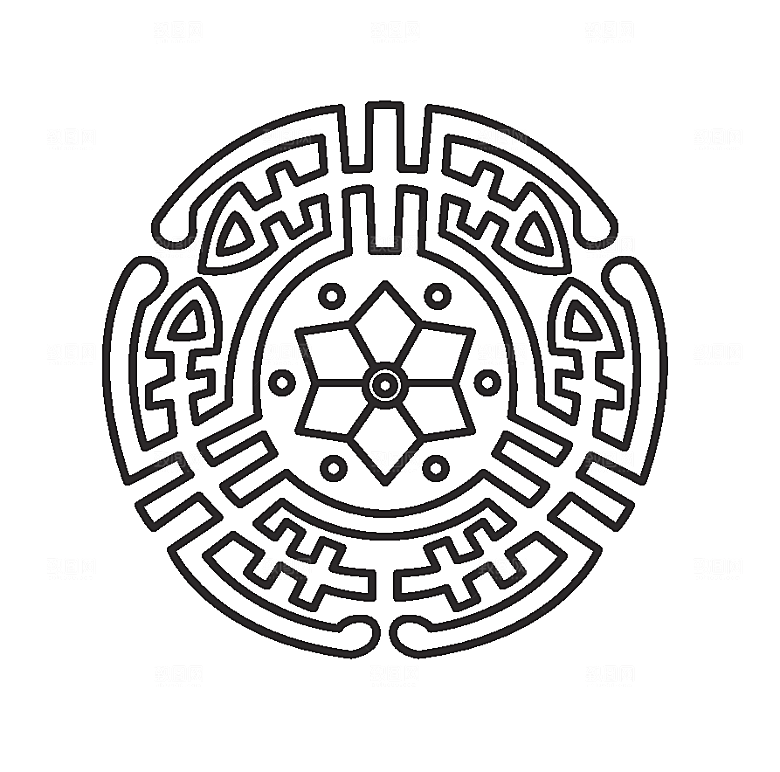 中式花纹元素底纹素材
