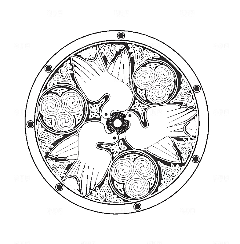矢量创意花纹底纹素材
