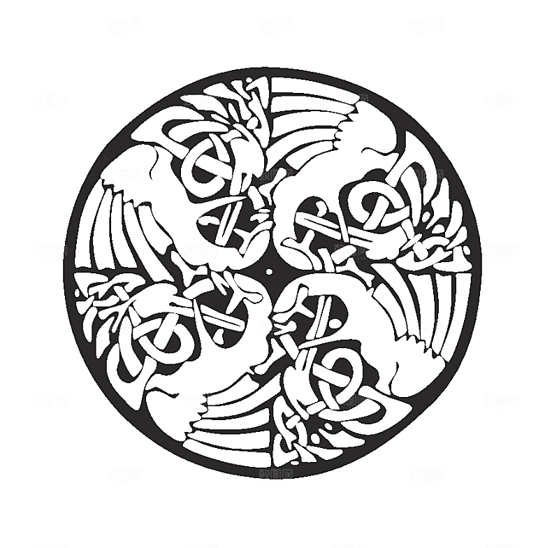矢量创意花纹底纹素材