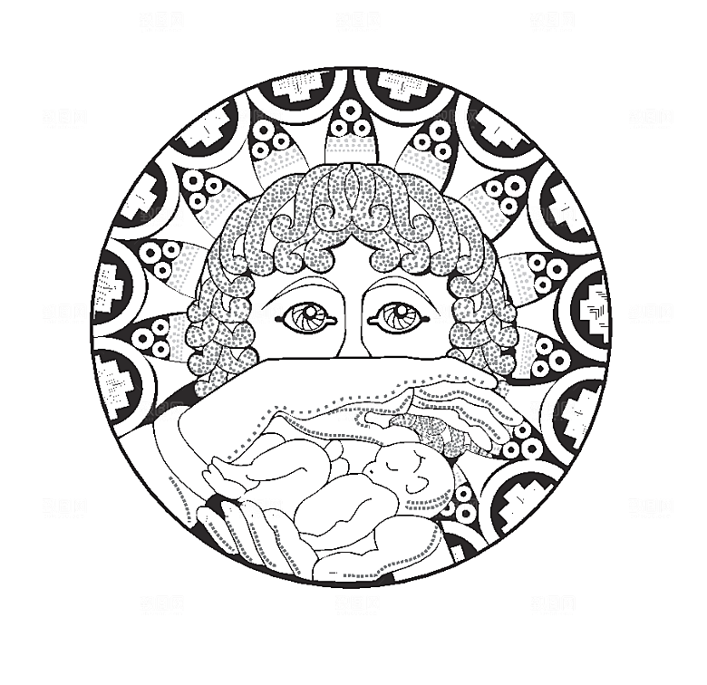矢量创意花纹底纹素材