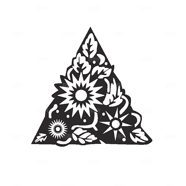 矢量创意花纹底纹素材