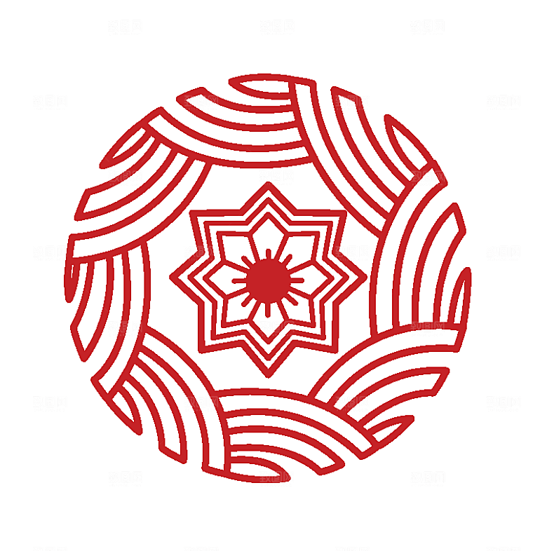 矢量创意中式花纹底纹素材