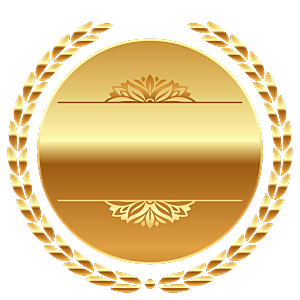 徽章图标麦穗橄榄枝图案
