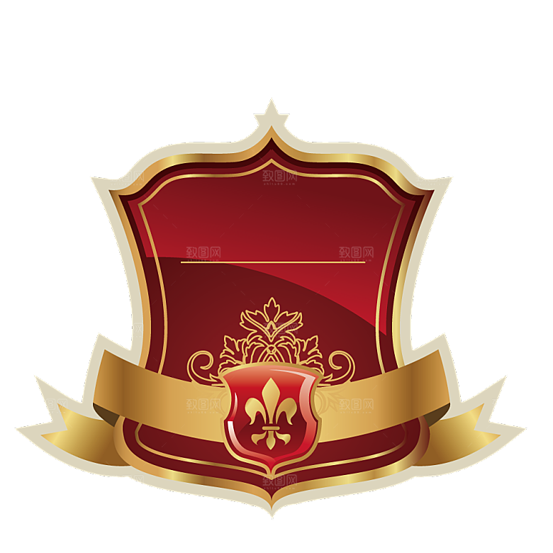 金属徽章图标元素
