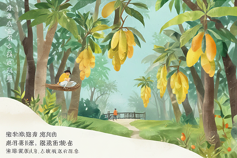热带果园丰收场景图片