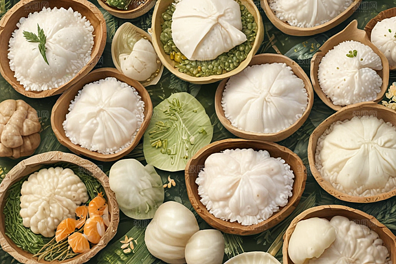 可爱食物插画萌化人心的小团子们图片