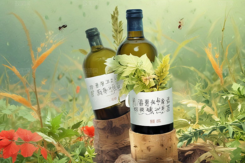 古风插画展现药酒文化韵味图片